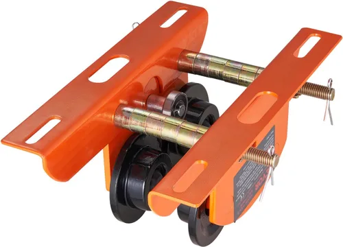 Miniatura 9 de VEVOR Carro manual de polipasto eléctrico, 1100 lbs/0.5 toneladas de capacidad para PA200 PA250 PA300 PA400 PA500, carretilla de viga de empuje