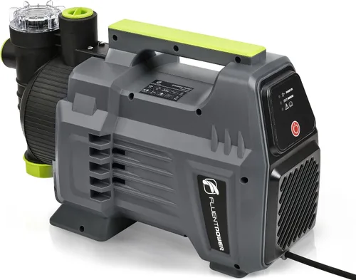Miniatura 9 de FLUENTPOWER 1HP Bomba de transferencia de jardín portátil, bomba eléctrica de refuerzo de rociadores de 900 GPH, bomba de chorro de pozo poco