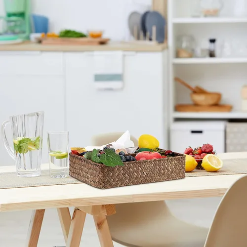 Miniatura 6 de ELLDOO Bandeja organizadora de bolsas de té, soporte para paquetes de azúcar, almacenamiento de cápsulas de café, organizador de condimentos, cesta
