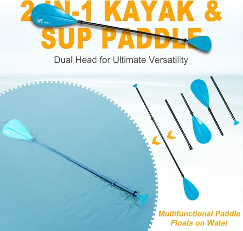 Miniatura 5 de Freein SUP Inflatable Stand Up Paddle Board with Kayak Seat,Paddle Boards for Adults 10'/10'6”/11', Accessories sup Pump Adaptor,sup Kayak Paddle