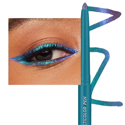 Miniatura 10 de Lápiz delineador de ojos Chameleon, delineador de ojos metálico brillante que cambia de color, sombra de ojos y delineador de ojos impermeable de #