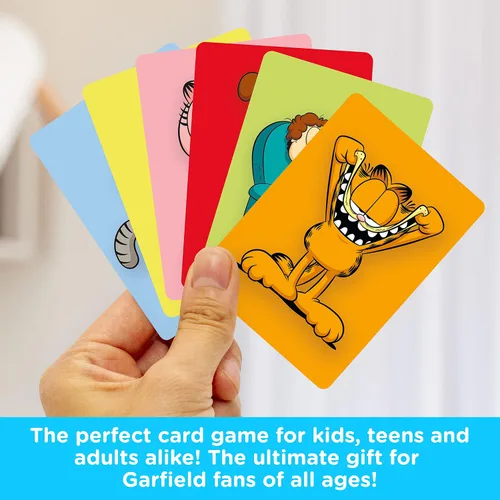 Miniatura 5 de AQUARIUS Garfield Memory Master Card Game – Divertido juego de fiesta familiar para niños, adolescentes y adultos – Regalo de noche de juego