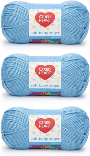 Miniatura 12 de Red Heart Soft Baby Steps madeja de lana, Aqua