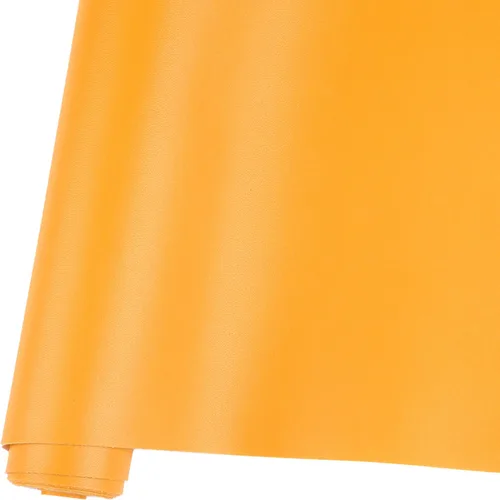 Miniatura 19 de Ramya Hojas de cuero sintético de color sólido liso 1 rollo 12"X53" (30 cm X 135 cm), la piel sintética es ideal para proyectos de manualidades DIY
