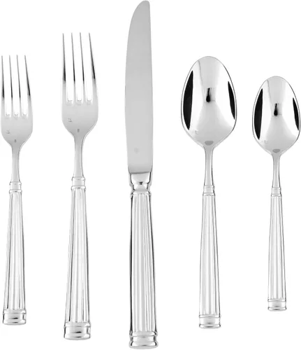 Miniatura 5 de Fortessa Doria 18/10 - Cuchillo para carne, acero inoxidable, mango sólido, 12