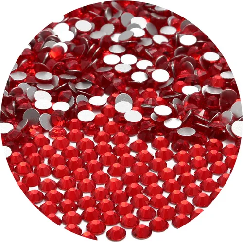Miniatura 19 de NCB 288 diamantes de imitación de cristal redondos para arte de uñas, con parte trasera plana, para hacer accesorios de bricolaje, zapatos, ropa
