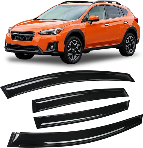 Miniatura 19 de 4 unidades de protectores de lluvia para ventana lateral tintados ahumados diseñados para Kia Forte 2019 2020 2021 2022 2023 EX FE GT LINE LXS