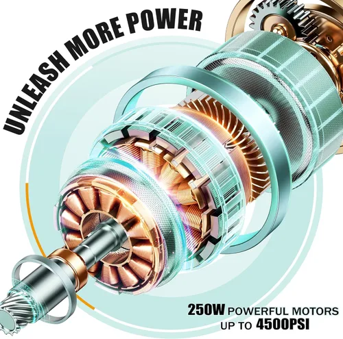 Miniatura 7 de TUDIVING Compresor de aire PCP, compresor HPA de 4500 Psi/30 MPa, convertidor de potencia integrado para 12 V CC o 110 V CA con diseño de carrete