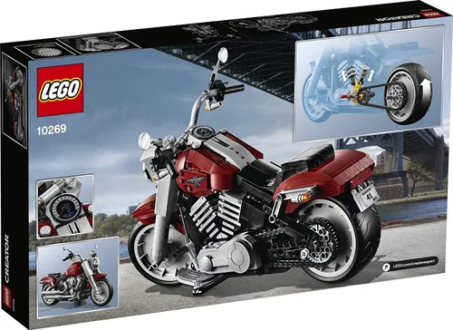 Miniatura 5 de LEGO Creator Expert Harley-Davidson Fat Boy 10269 Kit de construcción (1,023 piezas)