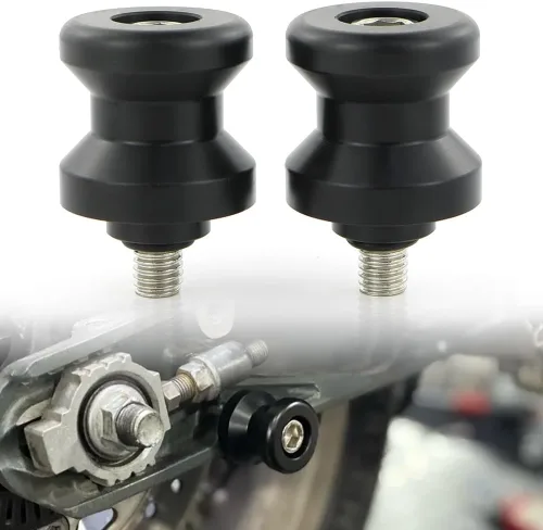Miniatura 8 de Xitomer POM - Bobinas de plástico M6 con brazo oscilante para motocicleta, deslizadores, carretes M6, aptos para YZF R1/R6/R7, FZ1/FZ6/FZ8/FZ-09