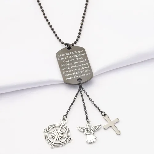 Miniatura 2 de BNQL Regalos de oración para camioneros, colgante de espejo retrovisor para camión, ángel de la guarda, regalo para camioneros, para camioneta