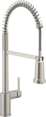 Miniatura 24 de Moen Align Grifo de cocina Motionsense Wave con un solo sensor sin contacto, de un mango de arco alto moderno con acoplamiento de reflejo