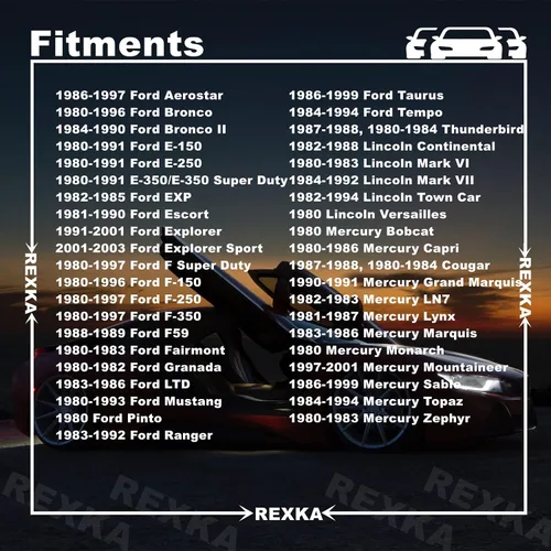 Miniatura 3 de Rexka 15 clips de retención de panel de puerta compatibles con Ford N802900 Explorer F-150 F-250 F-350 Mustang Ranger