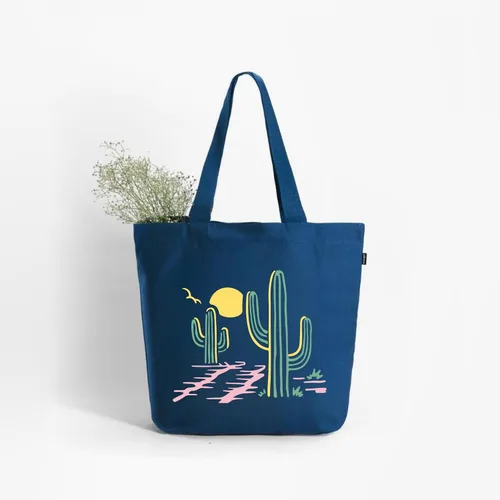 Miniatura 23 de Ecoright Bolsa de lona estética para mujer, bolsa grande con cremallera y bolsillo, bolsa de mano para mujer, para yoga, trabajo, playa
