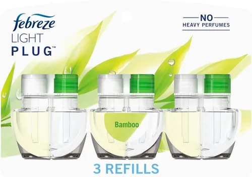Miniatura 15 de Febreze Fade Defy PLUG - Ambientador antiolor para eliminar olores, Downy April Fresh, Gain Original, Linen & Sky, (3) recargas de aceite perfumado