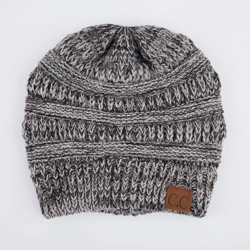 Miniatura 398 de C.C Trendy Warm Chunky Soft Stretch Cable Knit Beanie