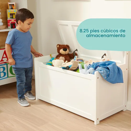 Miniatura 6 de Melissa & Doug Baúl de madera resistente para juguetes