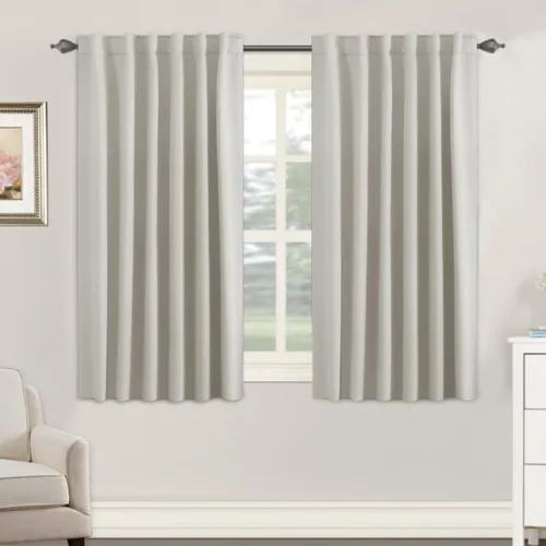 Miniatura 179 de H.VERSAILTEX Cortinas opacas con aislamiento térmico, paneles de tratamiento de ventana, cortinas opacas para oscurecer la habitación, cortinas Gris