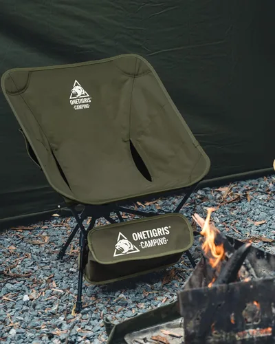 Miniatura 2 de ONETIGRIS Tigerblade - Silla de camping, ligera, plegable, silla de senderismo, compacta, portátil, capacidad de 330 libras Verde (Ranger Green)