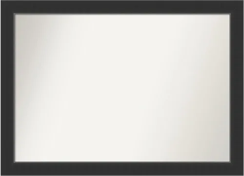 Miniatura 367 de Amanti Art Espejo personalizado, espejo de baño negro Astor, espejo de pared o espejo de tocador de baño sobre el fregadero (25 x 25 pulgadas)