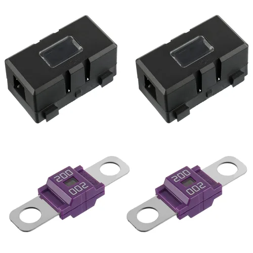 Miniatura 8 de BOJACK Portafusibles AMI/Midi de 40 amperios y fusibles midi atornillados de alta corriente 40A para automóviles, camiones y vehículos (paquete de 2)
