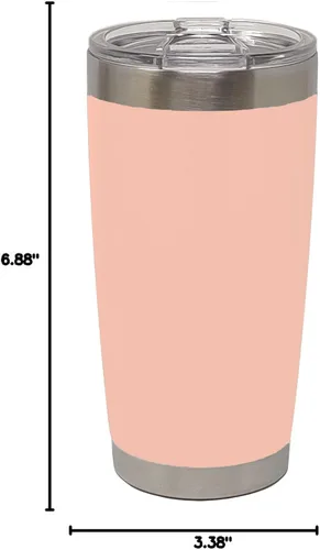 Miniatura 6 de LaserGram Vaso aislado al vacío de 20 onzas, sirena, grabado personalizado incluido (negro)