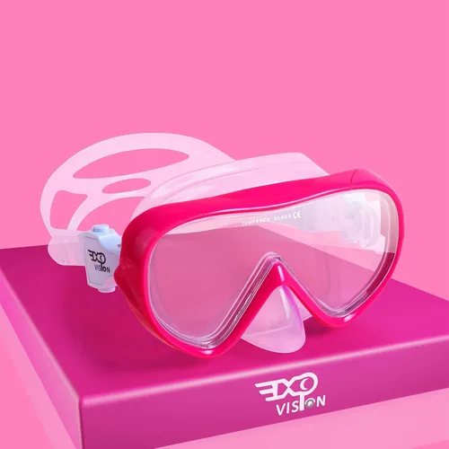 Miniatura 15 de Máscara de buceo para niños, máscara de buceo para niños, gafas de natación antivaho con cubierta para la nariz para esnórquel, buceo, natación