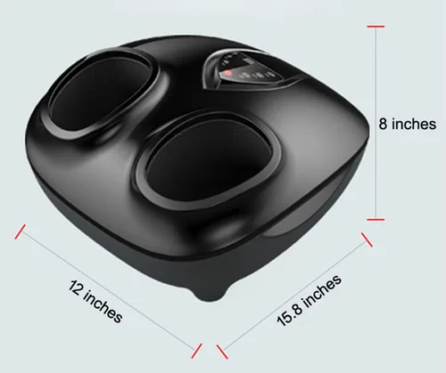 Miniatura 7 de Carepeutic Masajeador de pies Shiatsu 6D con masaje de amasamiento y calor, masajeador eléctrico de pies de tejido profundo para pies cansados
