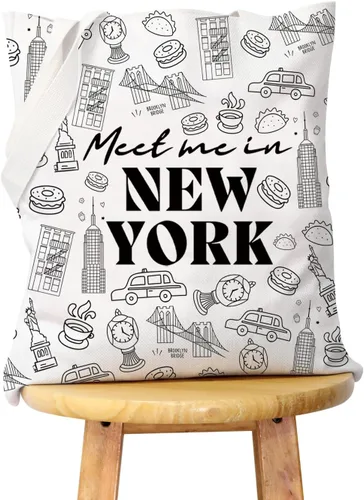 Miniatura 7 de WCGXKO Bolsa de regalo para despedida de soltera de Nueva York