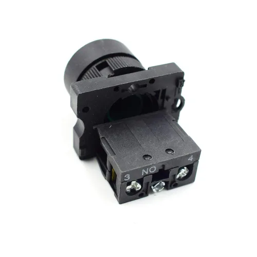Miniatura 5 de Interruptor de botón momentáneo, 1 verde NO y 1 rojo NC, DPST AC 660V, interruptor de encendido y apagado Botones de parada de arranque