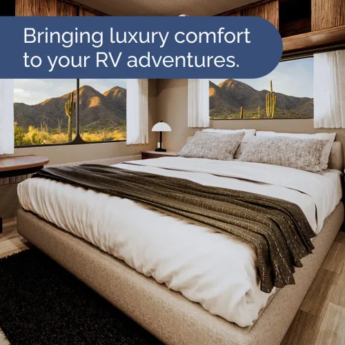 Miniatura 8 de Juego de sábanas tamaño King para RV de 72" x 80" - Sábanas de 4 piezas para cama RV Short Queen - Ultra suaves, transpirables y refrescantes - 01