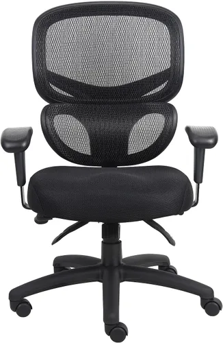 Miniatura 7 de Boss Office Products - Silla multifunción para tareas en negro, espalda media (B6338)