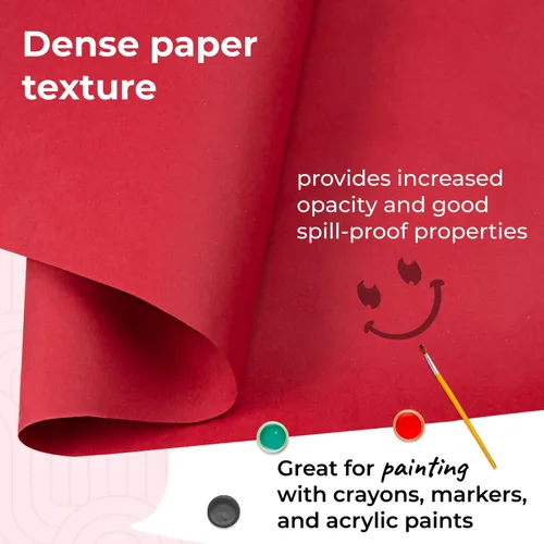 Miniatura 5 de Rollo jumbo de papel kraft verde de 36 x 8640 pulgadas (720 pies) – Rollo de papel artesanal hecho en Estados Unidos de 50 libras de grosor – Papel