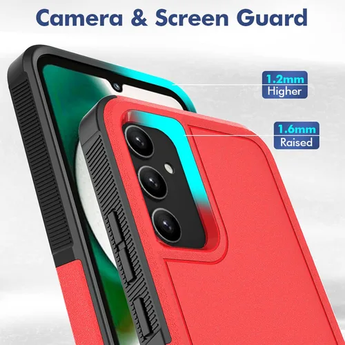 Miniatura 308 de Jeylly Compatible con Samsung Galaxy A22 5G Funda, Funda Samsung A22 5G con 2pcs protectores de pantalla de vidrio templado