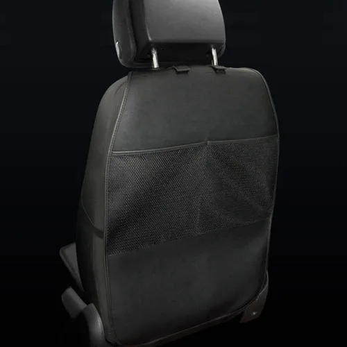 Miniatura 6 de HCMAX Paquete de 2 alfombrillas protectoras para respaldo de asiento de automóvil, impermeables, fáciles de limpiar, multifuncionales, bolsa de Beige
