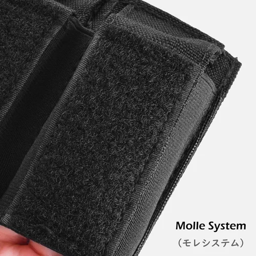 Miniatura 5 de TRIWONDER Bolso táctico para cigarrillos MOLLE pequeño, bolsa militar, estuche para baterías, porta tarjetas EDC, tarjetero, ranura para encendedor