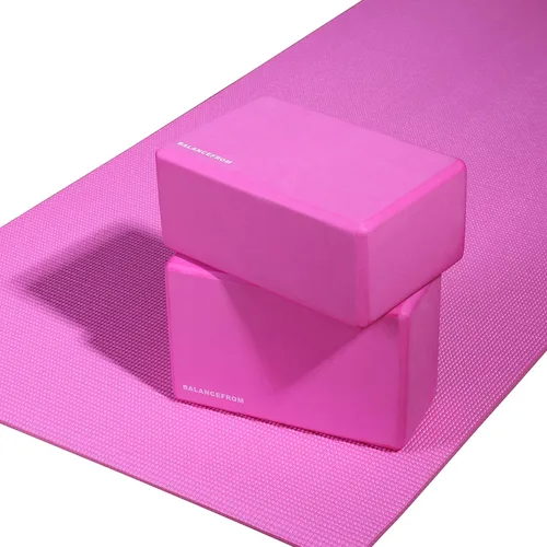 Miniatura 6 de Fitvids GoYoga, Set of 2 High Density Yoga Blocks, 9"x6"x4" Each