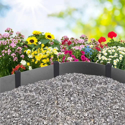 Miniatura 5 de Juego de 30 estacas de paisaje, estacas de anclaje de jardín de 10 pulgadas para tablero de terraza, bobina de borde de paisaje, barrera de césped