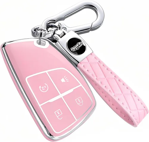 Miniatura 16 de Funda para llavero Chevy con llavero, funda de TPU suave para Colorado Equinox Silverado, para GMC Canyon Sierra Remote Smart Key Holder