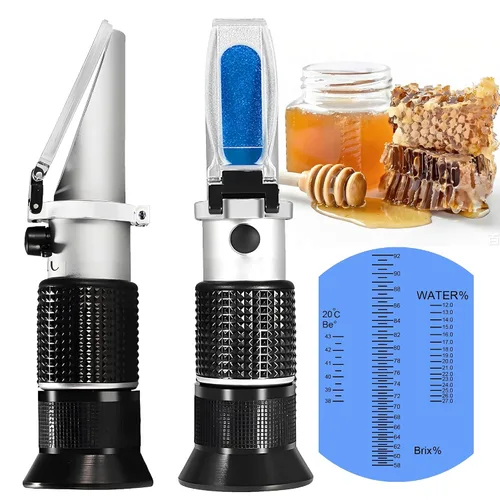 Miniatura 13 de Refractómetro de alcohol manual, V·RESOURCING 0~80% medidor de contenido de alcohol, herramienta para licores destilados de etanol con agua como