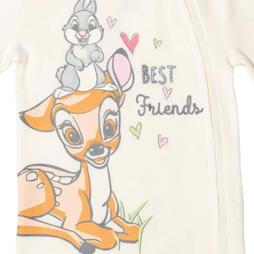 Miniatura 6 de Disney Classics Aristocats 101 Dálmatas Bambi, paquete de 3 mamelucos con pies Sleep N' Play