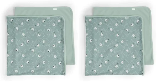 Ingenuity Naps & Nights - Juego de 4 mantas para envolver bebés multiusos - Kodi