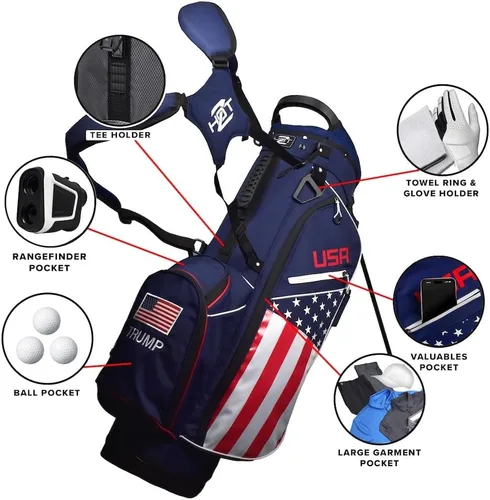 Miniatura 2 de Hot-Z Golf USA Flag Stand Bag