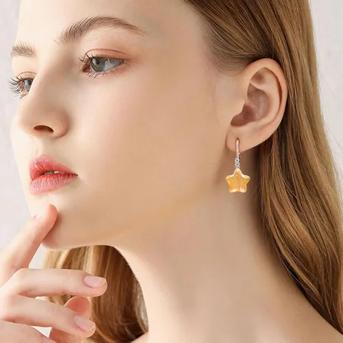 Miniatura 6 de 200 cuentas de estrella de cristal para hacer joyas, pulseras de estrella de cristal de EVERMARKET a granel, cuentas sueltas de estrella