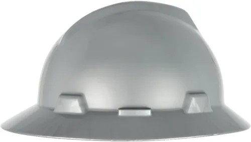 Miniatura 19 de MSA V-Gard Casco de Ala Completa con Suspensión - Carcasa de Polietileno, Protección Superior contra Impactos y Correas de Corona Autoajustables