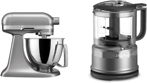 Miniatura 10 de KitchenAid Artisan Mini Batidora de Pie con Cabezal Inclinable de 3.5 Cuartos - KSM3316X - Negro Hierro Fundido Imperial Black