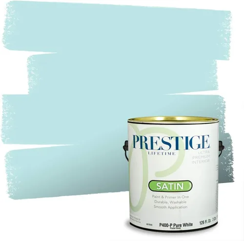 Miniatura 129 de PRESTIGE Pintura interior e imprimación en uno, azul cielo, semi-brillante, 1 galón