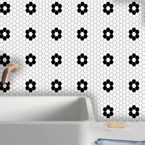 Miniatura 11 de 12 calcomanías mate para azulejos de pared, despegar y pegar, autoadhesivas, calcomanías de vinilo para azulejos de pared, adhesivo de PVC