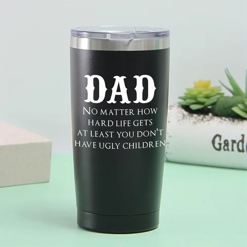Miniatura 4 de OHSunFLower2 Regalos para papá, Navidad, cumpleaños, Día del Padre, taza de 20 onzas, regalos para papá de hija, hijo, regalo de cumpleaños