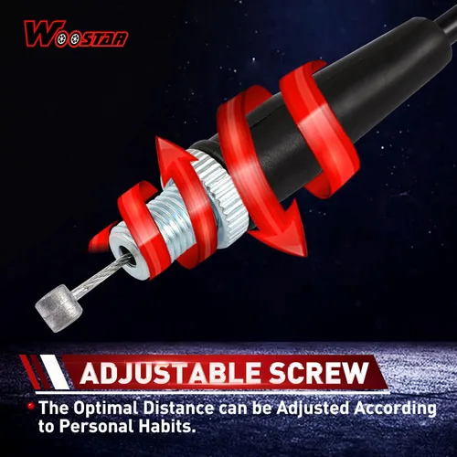 Miniatura 6 de WOOSTAR Cable del acelerador de 37.6 pulgadas de repuesto para moto Apollo RFZ 125cc 50cc 70cc 110cc Dirt Pit Bike